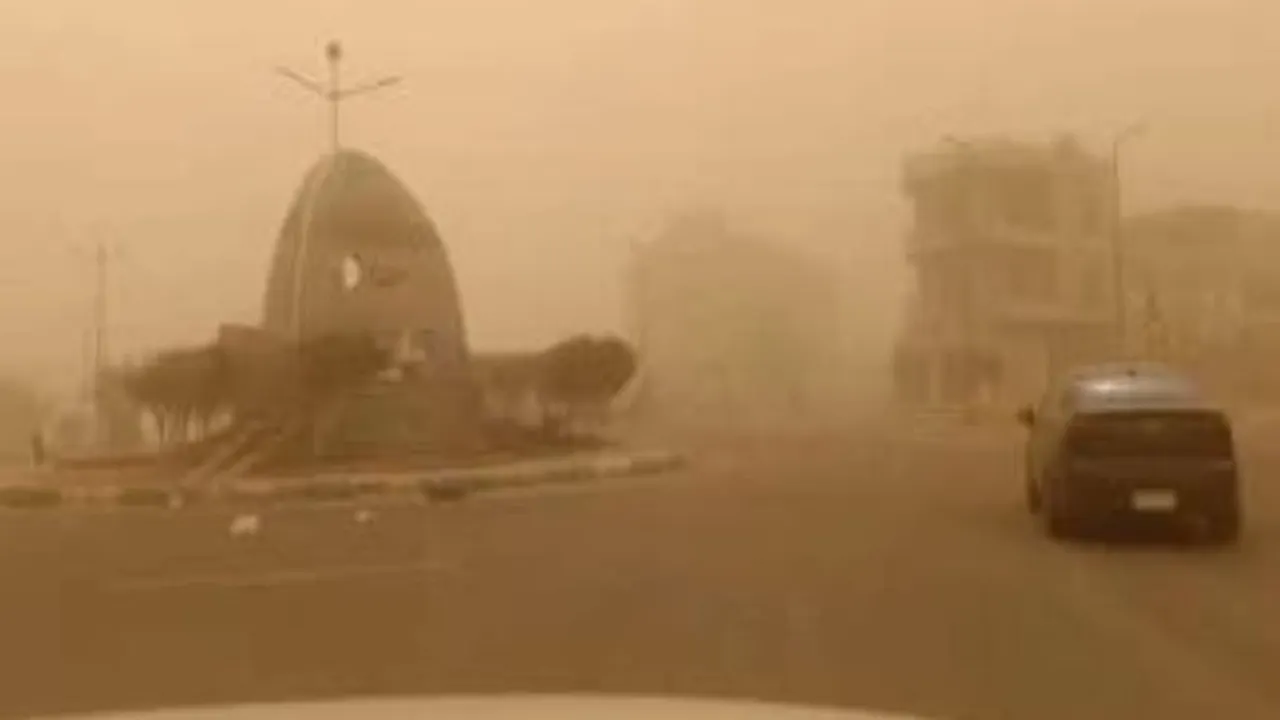 تحذيرات من عاصفة ليبيا المحملة بالرمال تضرب القاهرة ومناطق الدلتا المصرية